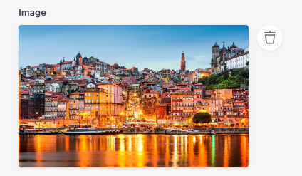 image selector with an image of Portugal's beautiful night